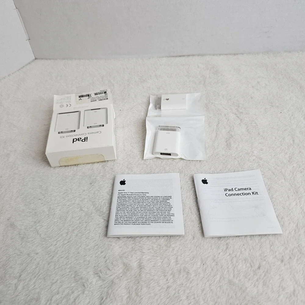 Apple iPad Camera Connection Kit A1362 A1358 SD Card & USB to 30-pin Adapters
